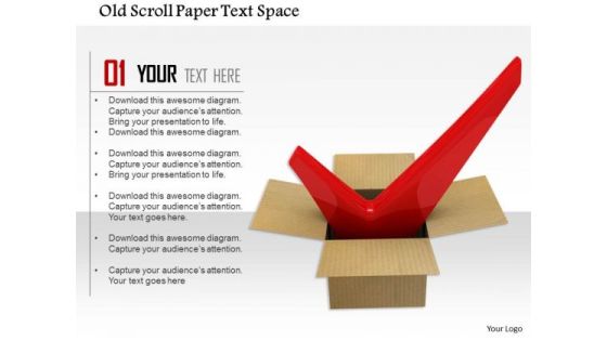 Stock Photo Old Scroll Paper Text Space PowerPoint Slide Stock Photo Old Scroll Paper Text Space PowerPoint Slide