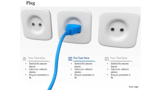 Stock Photo Plug In Socket For Power Supply PowerPoint Slide Stock Photo Plug In Socket For Power Supply PowerPoint Slide
