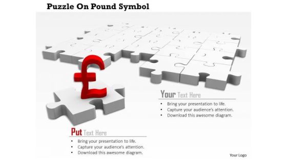 Stock Photo Pound Symbol On Missing Puzzle Piece PowerPoint Slide Stock Photo Pound Symbol On Missing Puzzle Piece PowerPoint Slide