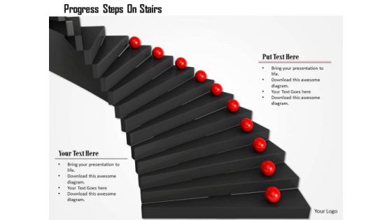 Stock Photo Progress Steps On Stairs PowerPoint Slide Stock Photo Progress Steps On Stairs PowerPoint Slide