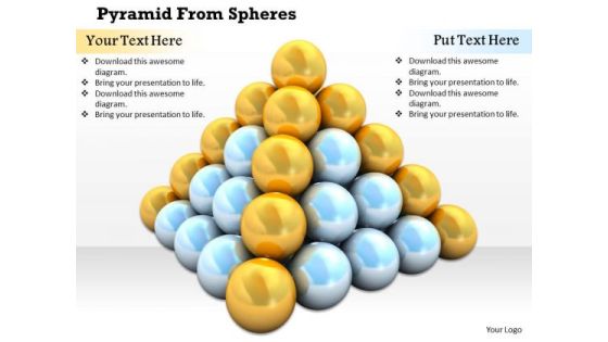 Stock Photo Pyramid Of Metal Spheres On White Background Pwerpoint Slide Stock Photo Pyramid Of Metal Spheres On White Background Pwerpoint Slide