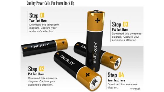 Stock Photo Quality Power Cells For Power Back Up PowerPoint Slide