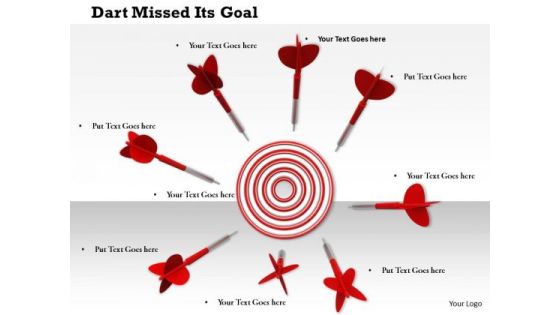 Stock Photo Red Arrows Around Target Board PowerPoint Slide Stock Photo Red Arrows Around Target Board PowerPoint Slide