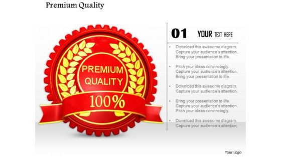 Stock Photo Red Logo Design Of Premium Quality PowerPoint Slide Stock Photo Red Logo Design Of Premium Quality PowerPoint Slide