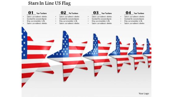 Stock Photo Stars In Line Us Flag PowerPoint Slide Stock Photo Stars In Line Us Flag PowerPoint Slide