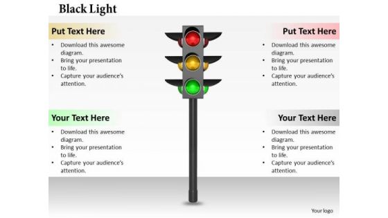 Stock Photo Watch Traffic Signals PowerPoint Slide Stock Photo Watch Traffic Signals PowerPoint Slide