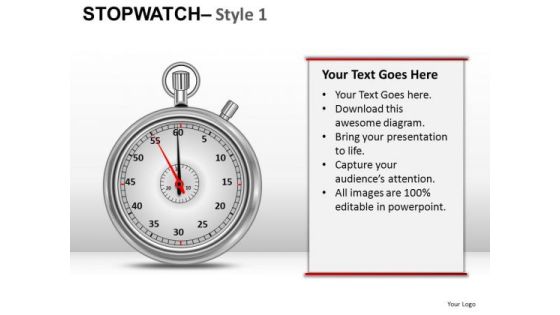 Stopwatch PowerPoint Slides And Ppt Template Diagrams