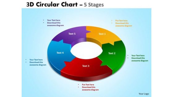 Strategic Management 3d Circular Chart 5 Stages Sales Diagram Strategic Management 3d Circular Chart 5 Stages Sales Diagram