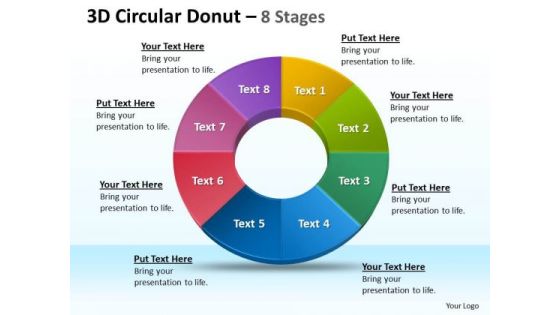 Strategic Management 3d Circular Donut 8 Stages Diagrams Business Diagram Strategic Management 3d Circular Donut 8 Stages Diagrams Business Diagram