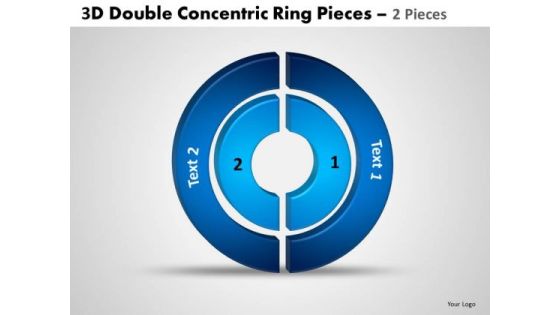 Strategic Management 3d Double Concentric Rings Pieces 6 Sales Diagram Strategic Management 3d Double Concentric Rings Pieces 6 Sales Diagram