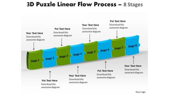 Strategic Management 3d Puzzle Linear Flow Process 8 Stages Business Diagram Strategic Management 3d Puzzle Linear Flow Process 8 Stages Business Diagram