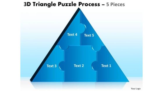 Strategic Management 3d Triangle Puzzle Process 5 Pieces Business Diagram Strategic Management 3d Triangle Puzzle Process 5 Pieces Business Diagram