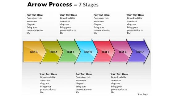 Strategic Management Arrow Process 7 Stages Strategy Diagram Strategic Management Arrow Process 7 Stages Strategy Diagram