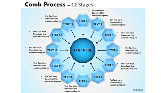Strategic Management Comb Process 12 Stages Business Diagram Strategic Management Comb Process 12 Stages Business Diagram