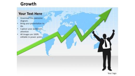 Strategic Management Growth Business Cycle Diagram