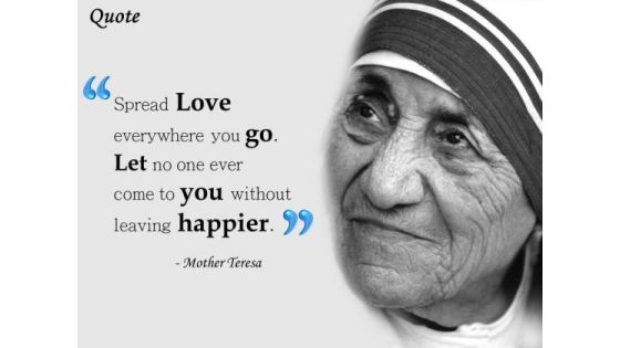 Strategic Management Mother Teresa Quote Presentation Slide Strategic Management