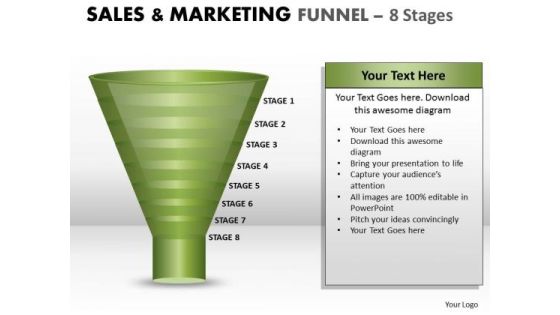 Strategic Management Sales Process Control Funnel With 8 Stages Business Diagram Strategic Management Sales Process Control Funnel With 8 Stages Business Diagram