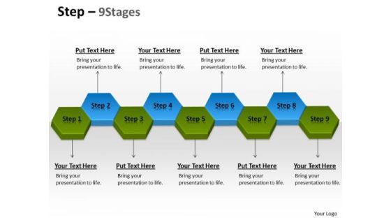 Strategic Management Step 9 Stages Business Diagram Strategic Management Step 9 Stages Business Diagram