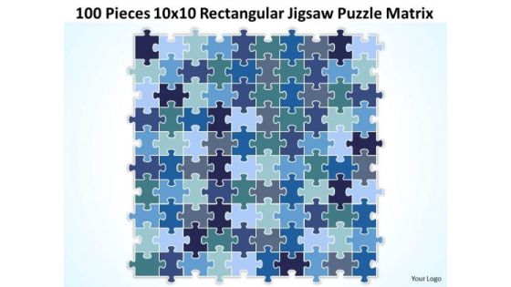 Strategy Diagram 100 Pieces 10x10 Rectangular Jigsaw Puzzle Matrix Business Diagram Strategy Diagram 100 Pieces 10x10 Rectangular Jigsaw Puzzle Matrix Business Diagram