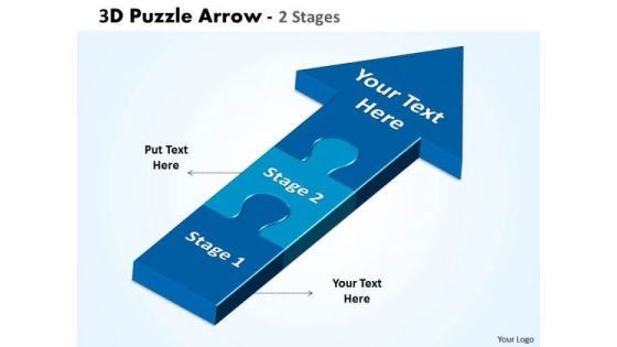 Strategy Diagram 3d Puzzle Arrow 2 Stages Strategy Diagram 3d Puzzle Arrow 2 Stages