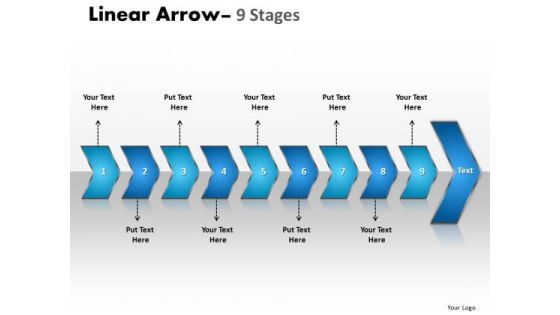 Strategy Diagram Linear Arrow 9 Stages Mba Models And Frameworks Strategy Diagram Linear Arrow 9 Stages Mba Models And Frameworks