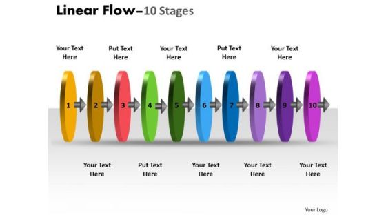 Strategy Diagram Linear Flow 10 Stages Sales Diagrams Strategy Diagram Linear Flow 10 Stages Sales Diagrams