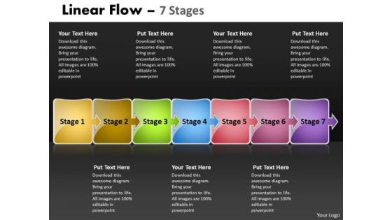 Strategy Diagram Linear Flow 7 Stages Sales Diagram Strategy Diagram Linear Flow 7 Stages Sales Diagram