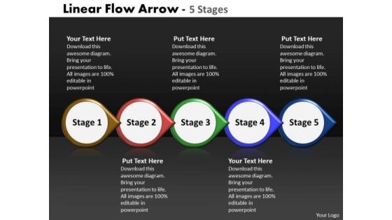 Strategy Diagram Linear Flow Arrow 5 Stages Mba Models And Framework Strategy Diagram Linear Flow Arrow 5 Stages Mba Models And Framework