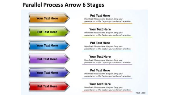 Strategy Diagram Parallel Process Arrow 6 Stages Sales Diagram Strategy Diagram Parallel Process Arrow 6 Stages Sales Diagram