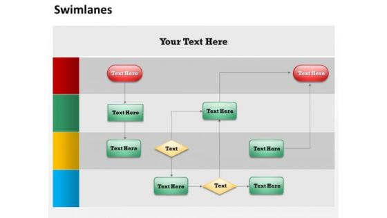 Strategy Diagram Swimlane Diagram For Workflows Consulting Diagram