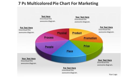 Strategy PowerPoint Template 7 Ps Multicolored Pie Chart For Marketing Ppt Slides Strategy PowerPoint Template 7 Ps Multicolored Pie Chart For Marketing Ppt Slides