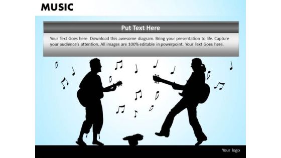 Street Music Performers PowerPoint Templates Editable Ppt Slides