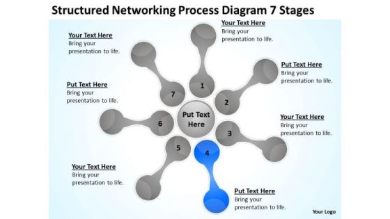 Structured Networking Process Diagram 7 Stages Business Plan PowerPoint Slides Structured Networking Process Diagram 7 Stages Business Plan PowerPoint Slides