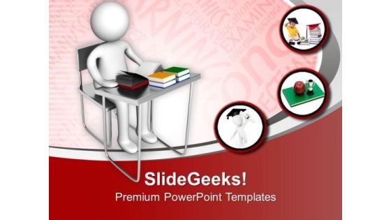 Study Hard For Successful Life PowerPoint Templates Ppt Backgrounds For Slides 0613 Study Hard For Successful Life PowerPoint Templates Ppt Backgrounds For Slides 0613