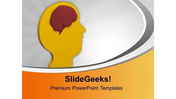 Study The Human Brain PowerPoint Templates Ppt Backgrounds For Slides 0613 Study The Human Brain PowerPoint Templates Ppt Backgrounds For Slides 0613