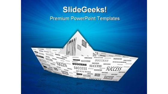 Success Boat Metaphor PowerPoint Themes And PowerPoint Slides 0811 Success Boat Metaphor PowerPoint Themes And PowerPoint Slides 0811
