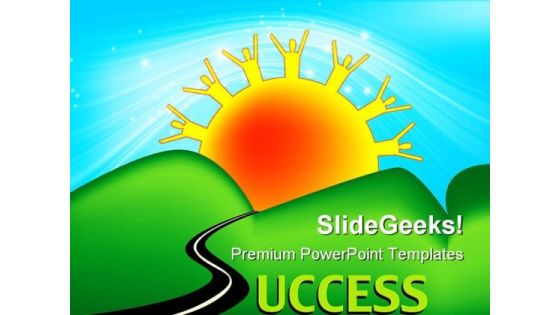 Success Business PowerPoint Template 1110 Success Business PowerPoint Template 1110