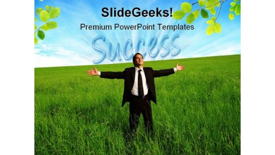 Success Businessman Business PowerPoint Background And Template 1210 Success Businessman Business PowerPoint Background And Template 1210