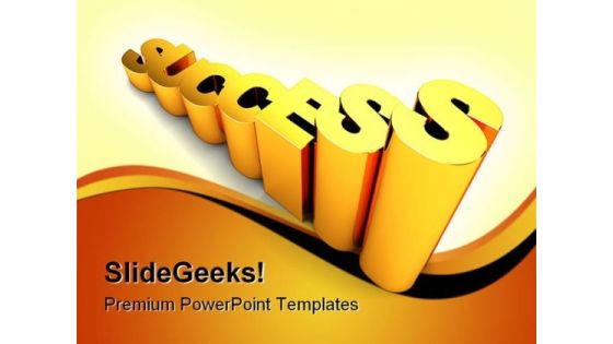 Success Future PowerPoint Background And Template 1210