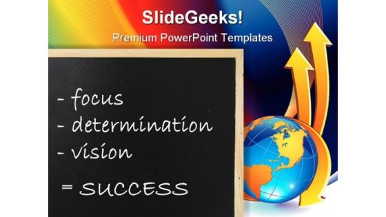 Success Globe PowerPoint Template 0610 Success Globe PowerPoint Template 0610