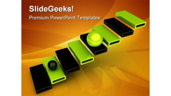 Success Ladder Business PowerPoint Themes And PowerPoint Slides 0511 Success Ladder Business PowerPoint Themes And PowerPoint Slides 0511