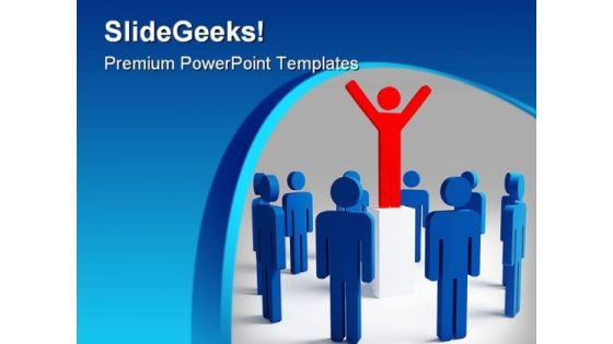 Success Leadership PowerPoint Themes And PowerPoint Slides 0611 Success Leadership PowerPoint Themes And PowerPoint Slides 0611