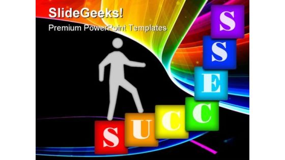 Success People PowerPoint Template 0510 Success People PowerPoint Template 0510