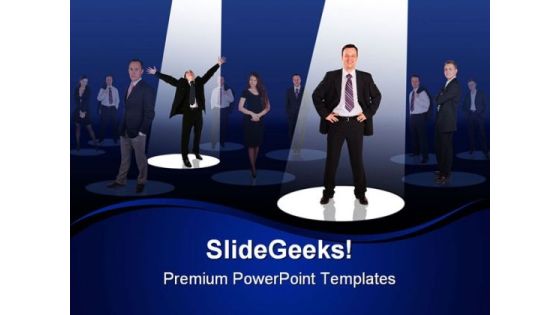 Successful Business Men Metaphor PowerPoint Background And Template 1210 Successful Business Men Metaphor PowerPoint Background And Template 1210