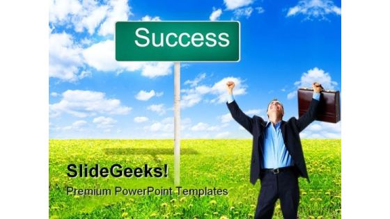 Successful Businessman Business PowerPoint Themes And PowerPoint Slides 0811 Successful Businessman Business PowerPoint Themes And PowerPoint Slides 0811