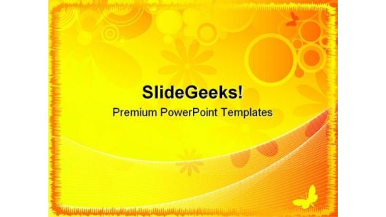 Summer Abstract Background PowerPoint Themes And PowerPoint Slides 0511