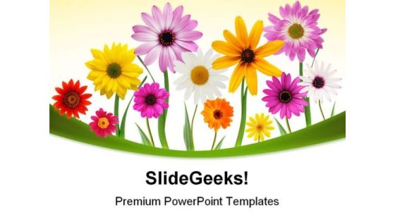 Summer Daisies Beauty PowerPoint Templates And PowerPoint Backgrounds 0311 Summer Daisies Beauty PowerPoint Templates And PowerPoint Backgrounds 0311