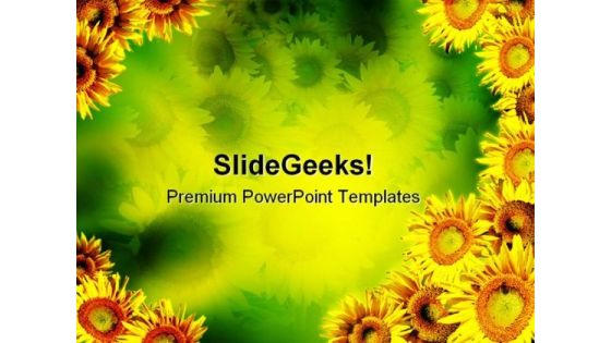 Sunflower Abstract PowerPoint Templates And PowerPoint Backgrounds 0211 Sunflower Abstract PowerPoint Templates And PowerPoint Backgrounds 0211
