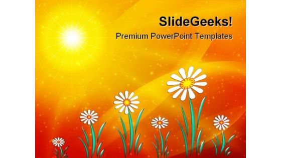 Sunny Floral Abstract PowerPoint Themes And PowerPoint Slides 0511 Sunny Floral Abstract PowerPoint Themes And PowerPoint Slides 0511