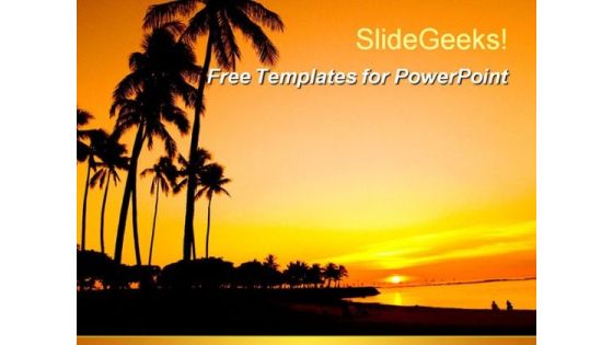 Beautiful Sunset PowerPoint Template Beautiful Sunset PowerPoint Template